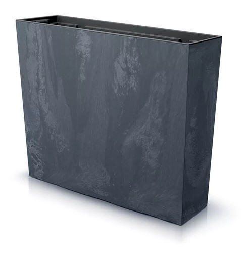 Marble Effect Tall Planter Pot Garden Decorative Flower Pots Large Trough Box - Picture 5 of 11