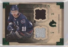 2013-14 Artifacts Horizontal Emerald Jersey/Patch 15/24 Markus Naslund Patch 0c3
