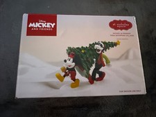 Village commercial Mickey et arbre maladroit peint à la main Disney Mickey Friends neuf