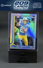 2025 Topps Chrome #156 Ladd McConkey Refractor Los Angeles Chargers