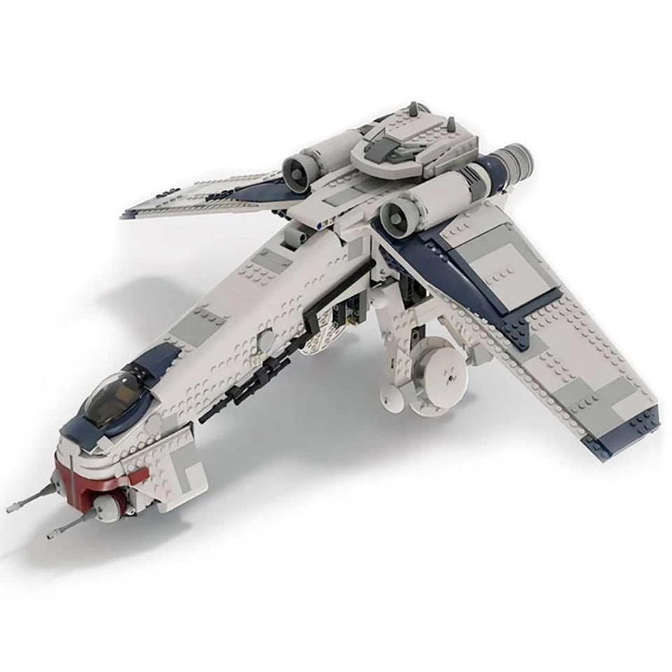 STAR WARS Republic Dropship with AT-OT | 1758pcs (10195) Building Blocks Kit New - Image 2 of 4