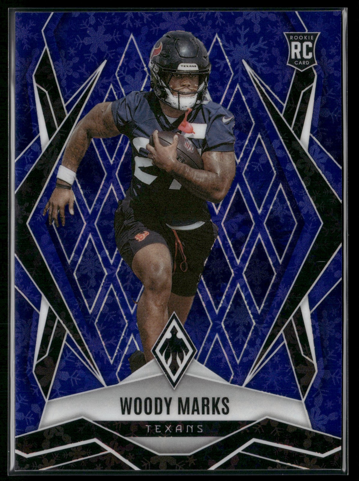 2025 Panini Phoenix #236 Woody Marks Blue Winter Prizm #/199