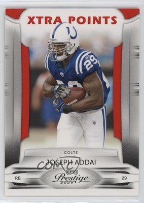 2009 Playoff Prestige Xtra Points Red 25/100 Joseph Addai #43 0q3