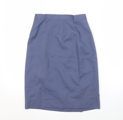 Talbots Damen blau Wolle Bleistiftrock, Größe 4