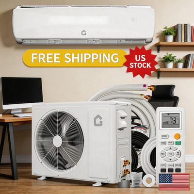 12000 BTU Wall Mounted Mini Split Heat Pump 19 SEER2 Ductless Conditioner Air