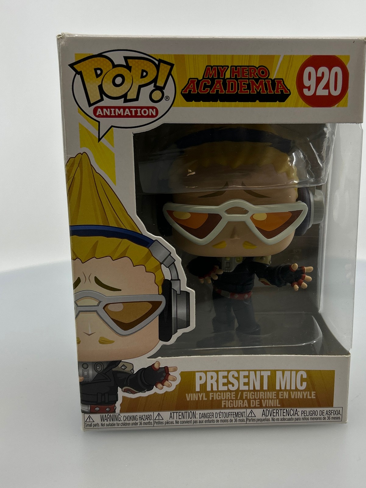 Funko Pop! Animation My Hero Academia Present Mic #920 Vinyl Figure Damaged Box