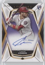 2019 Topps Five Star Auto Purple 23/50 Carter Kieboom #FSA-KIE Auto 10h2