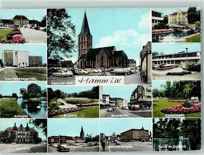 10246840 - 4700 Hamm station Pauluskirche marketplace town hall Hamm district