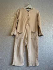 Zara Jumpsuit Beige Girls Ages 2-3 Years Great Condition No Flaws