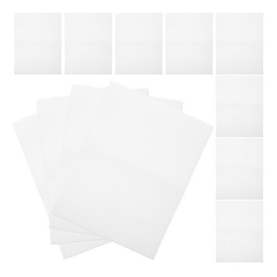100 Pcs White Foam Packing Bags EPE Foam Packaging Pouches for Shipping