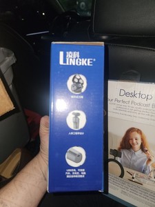 LINGKE 8806 Men's Rechargeable 3-Head Rotary Facial Shaver, Black