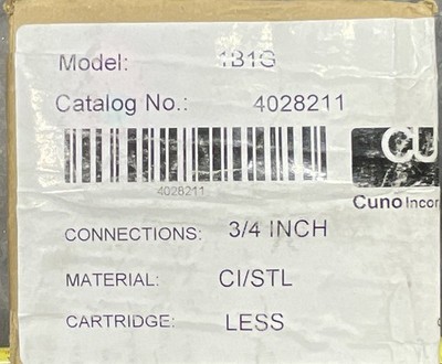 CUNO AIR AND GAS FILTER MODEL 1B1G 40282-11