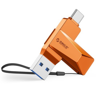 32GB USB 3.0 Flash Drive 150MB/S Metal Housing Swivel Design Support OTG Func...