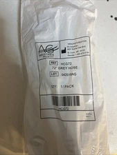 AG INDUSTRIES CPAP Grey Hose Tubing 72” 6 Ft. HCG72