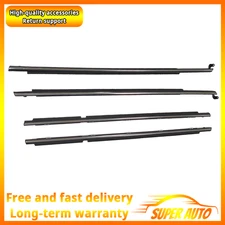 Outer Window Weatherstrip Door Belt Set For Toyota Corolla AE110 1995–2002