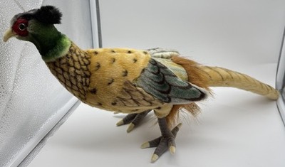 Hansa Hand Crafted Creation Pheasant Bird Soft Toy Bird Realistic Plush 2015
