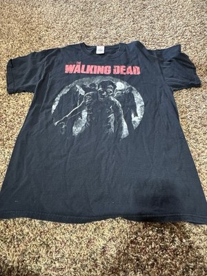 The Walking Dead Shirt Mens Large Black AMC 2012 Horror Zombie Graphic Tee TWD