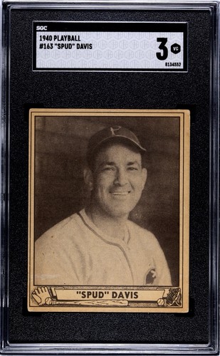 1940 Spud Davis #163