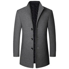 Autumn And Winter Casual Woolen Coat Men