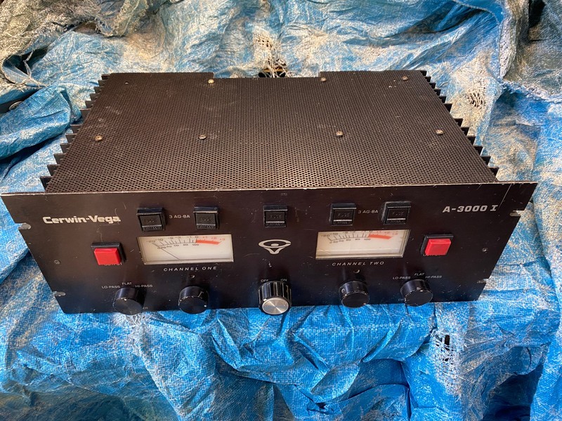 Cerwin Vega A-3000I Vintage Professional Power Amplifier WORKS w/service manual