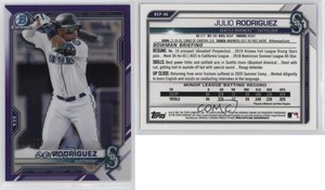 2021 Bowman Chrome Prospects Purple Refractor /250 Julio Rodriguez #BCP-86