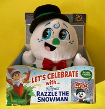 The Elf on the Shelf Elf - Razzle The Snowman Plush  Book, Special 2025 Edition