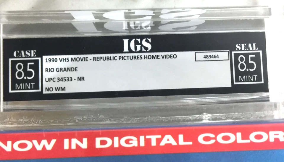 IGS Graded VHS Lot Of 3 - Tom Cruise Michael Douglas John Wayne w/Watermarks - Imagem 4 de 4