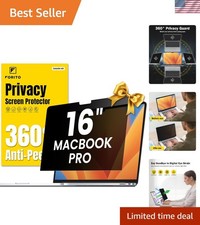 Crystal Clear Anti Blue Light Privacy Screen Protector for MacBook Pro 16''