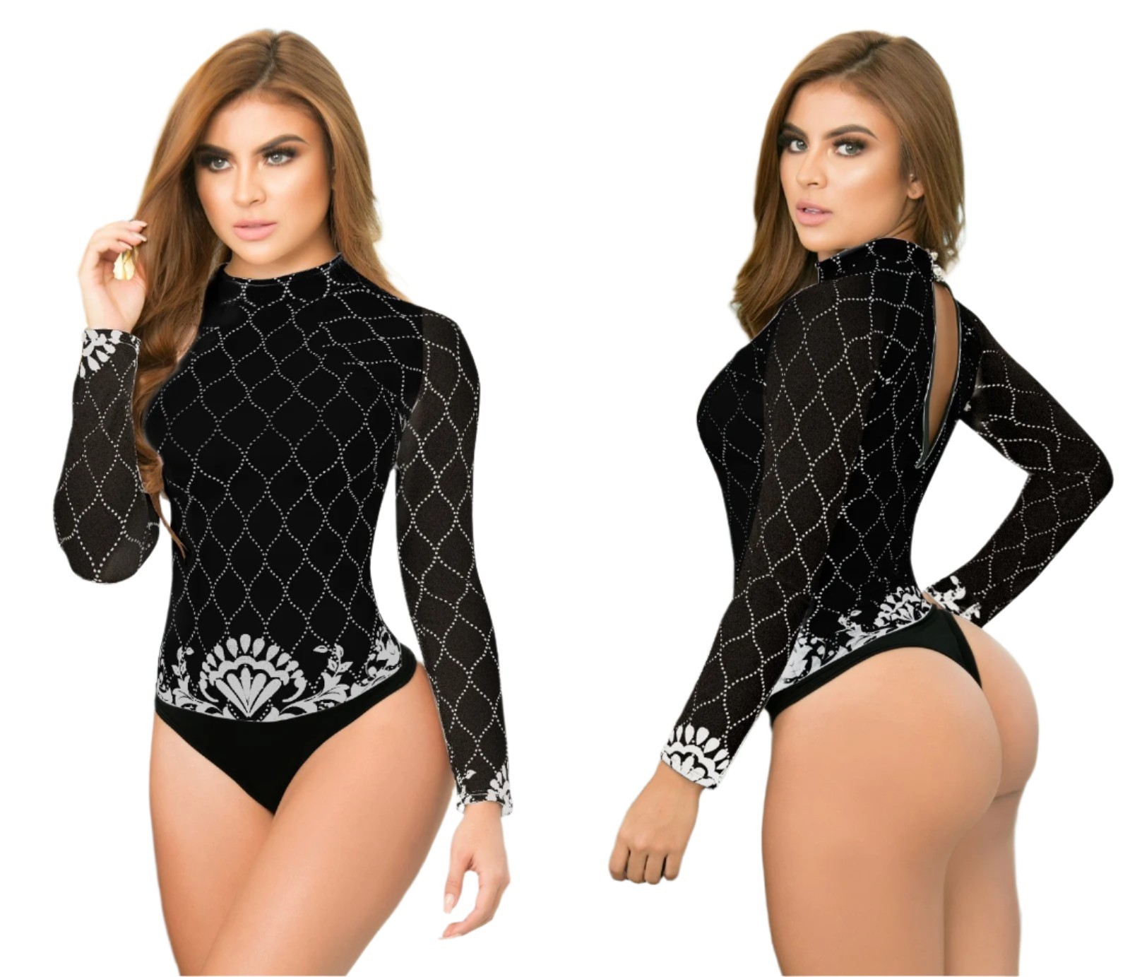Bodysuit Tummy Control Shapewear Thong Shaper Reductor Colombiano ONE SIZE 4430-image