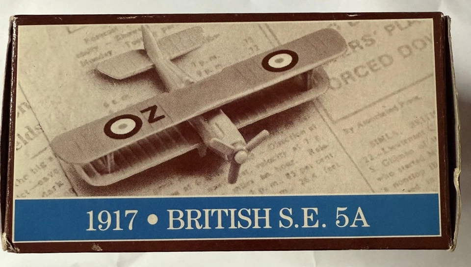 COLLECTORS SET of 4 Miniature BIPLANES Readers Digest DIE CAST w/ Original Boxes - Image 4 of 4