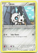 Aron 78/124 Common Dragons Exalted Pokemon HP