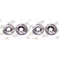2X Kraft Bremsscheiben 276Mm BelÜFtet Vorne Passend FüR Ford Transit | 6042360