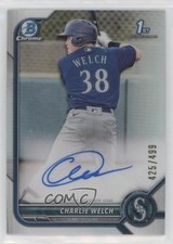 2022 Bowman Chrome Prospect Refractor 425/499 Charlie Welch #CPA-CW Auto 16mf
