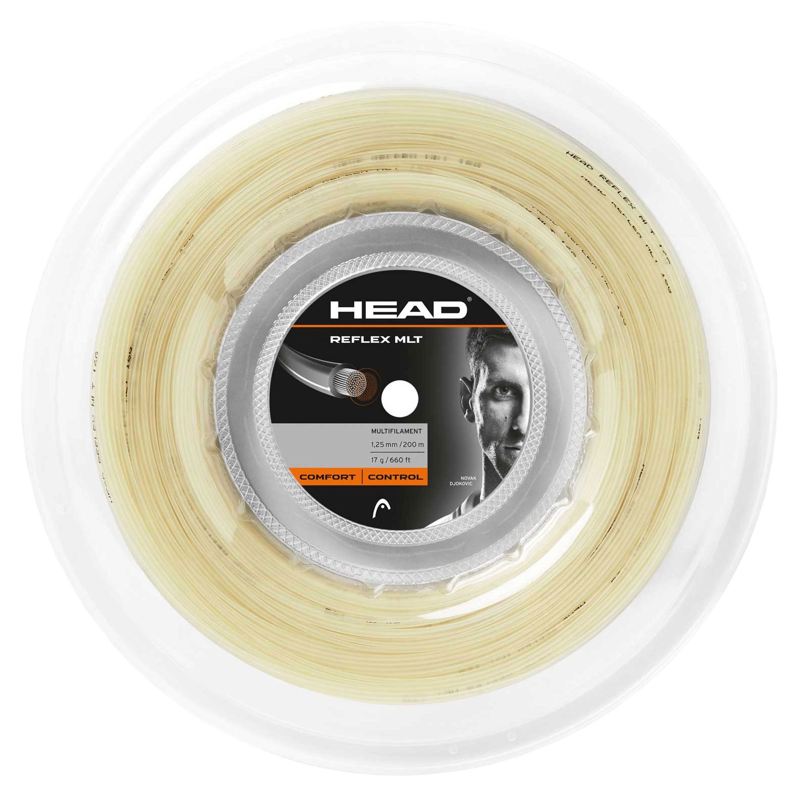 Head Reflex MLT 17 1.25mm Tennis Strings 200M Reel