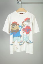 Warner Bros Lee Looney Tunes Bugs Bunny VTG 90s 1994 T Shirt Tee USA Made Size M