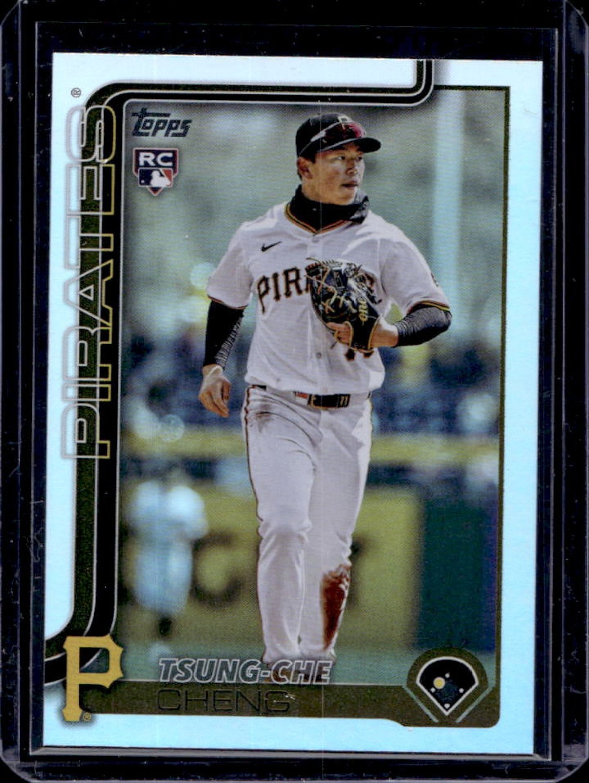 2025 Topps Update Tsung-Che Cheng RC Rainbow Foil Rookie #US72 Pirates