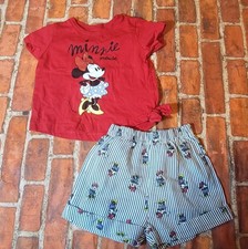 Disney Minnie Mouse Girls 18 Month Short Set Outfit