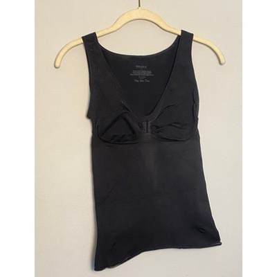 Spanx Step Into Cami Large Slimming Camisole Shapewear Compression Black V Neck