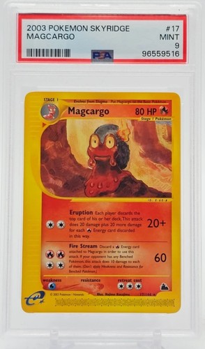 Magcargo graded PSA 9 for sale on eBay