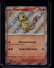 Pokemon TCG Charmander 109/091 Paldean Fates Shiny Rare NM on eBay