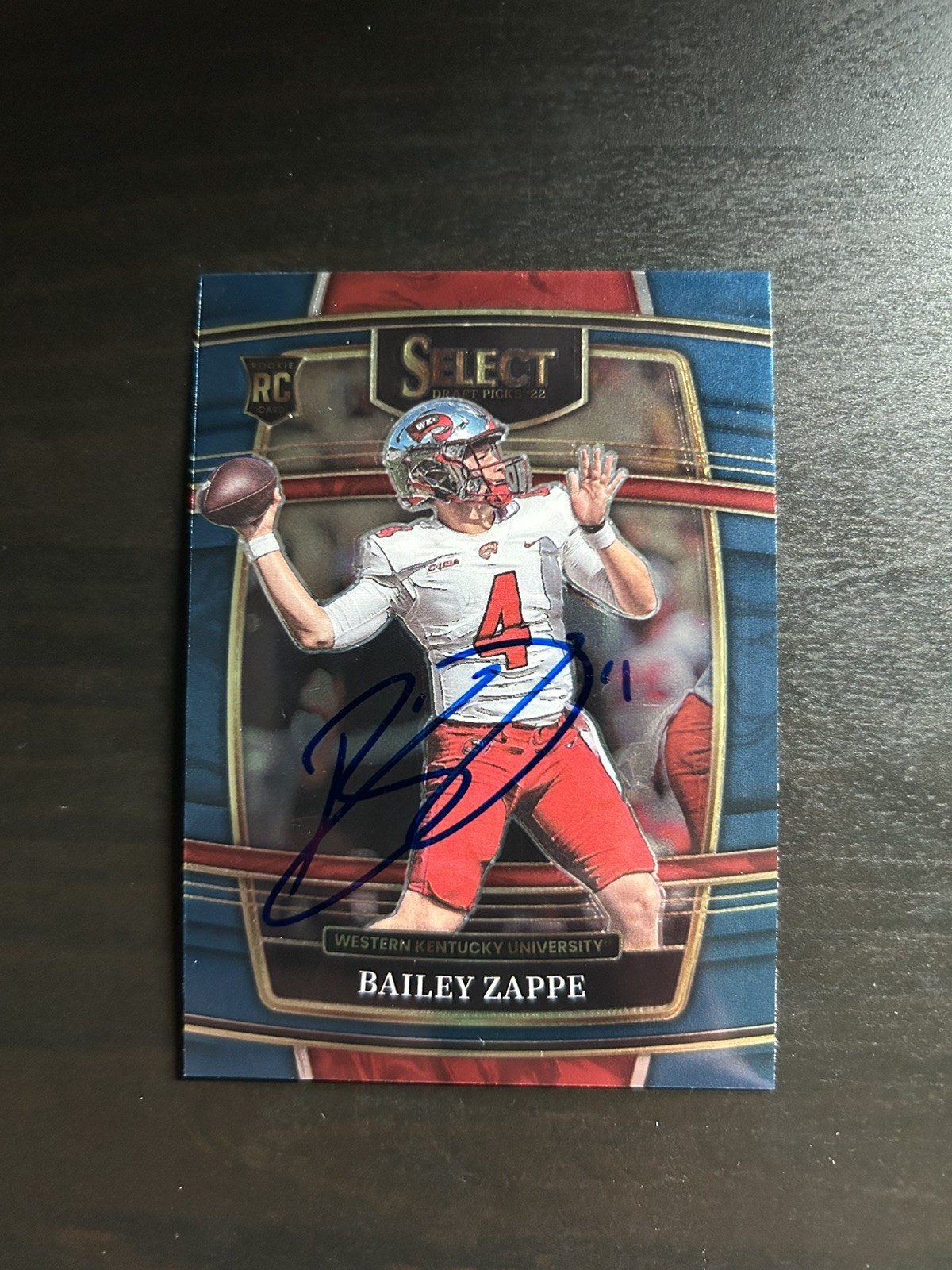 Bailey Zappe Panini Select Draft Picks #10 Base