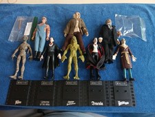 Lot of 8 Horror Action Figures Toys Universal Monsters Mummy Dracula Creature