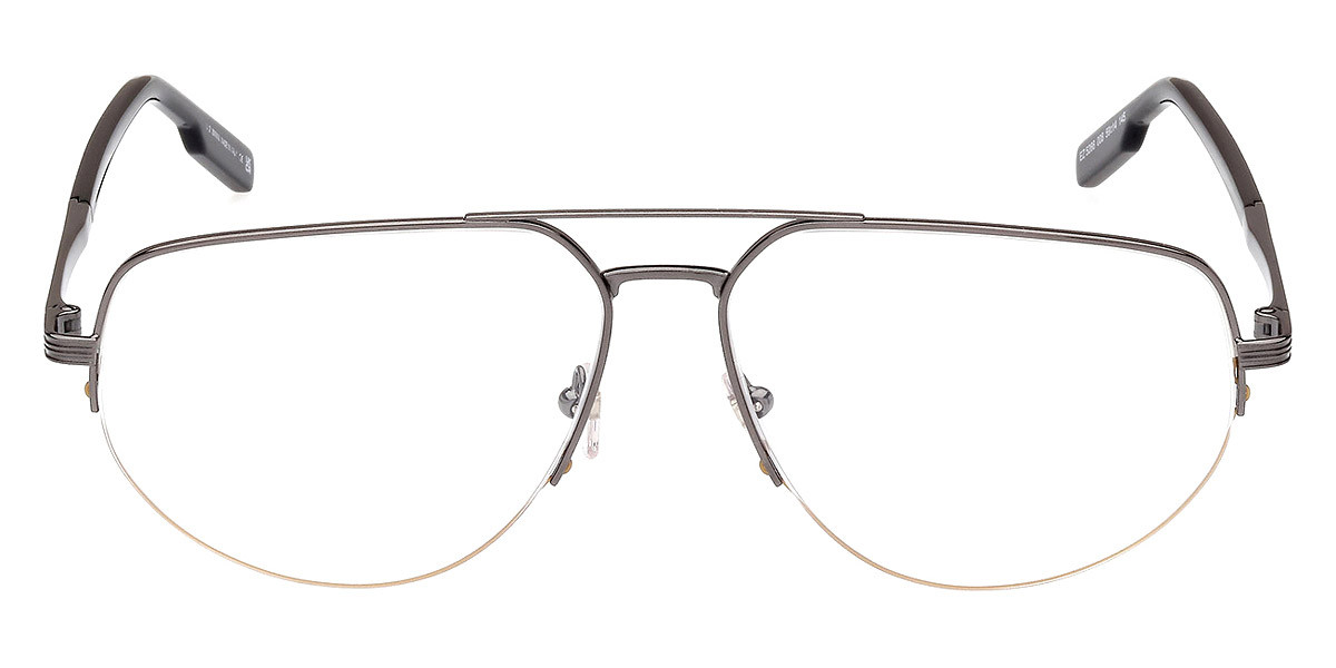 Ermenegildo Zegna EZ5266 Мужские очки из блестящего оружейного металла 59 мм новые 100 подлинные 36990₽