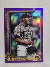 2025 Topps Update Padres Jeremiah Estrada Purple Foil /250