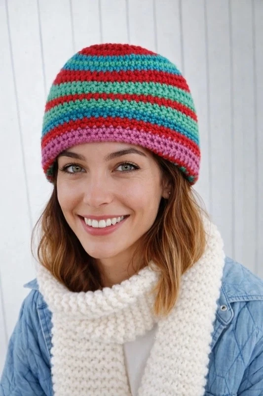 Cappello Di Berretto Invernale Unisex Con Linea Bianca Rossa i Caldo Ed Elegante Comodo Perfetto Lautunno Inverno 2024 Da 9,9 € | DHgate
