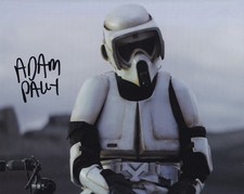 ADAM PALLY signed autograph 20x25cm STAR WARS MANDO in person autograph COA