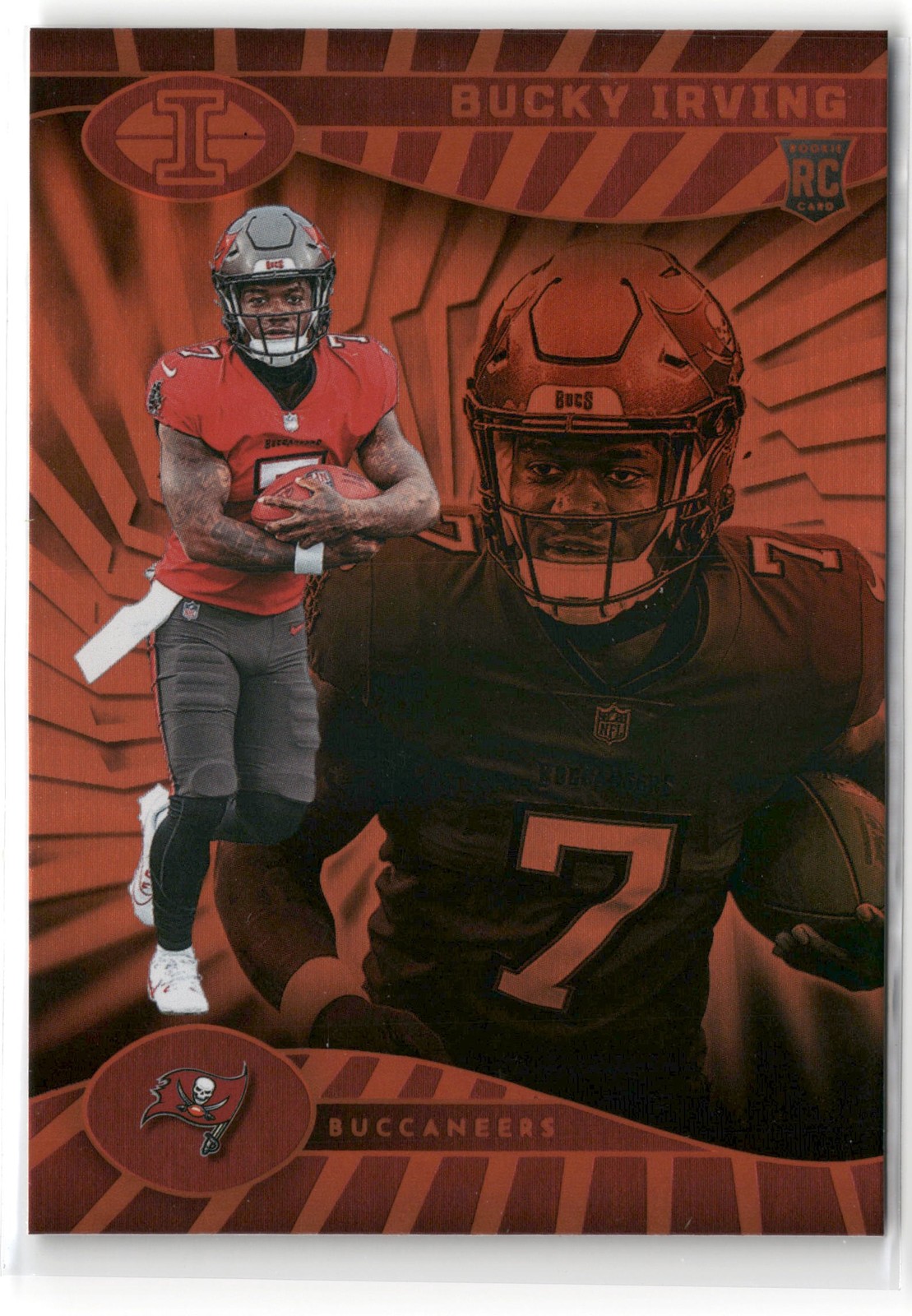 2024 Panini Illusions Bucky Irving Orange Trophy Collection #85