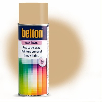  7,50L   400 ml Belton SpectRAL Lackspray RAL 1001 beige  innen außen