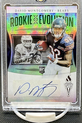 Panini 2019 Passing the Torch David Montgomery Rookie Evolution Auto 10/10 RE-DM