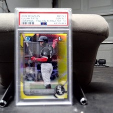 2022 Bowman - Chrome Prospects Elijah Tatis #BCP-23 Yellow Refractor /75 (RC)